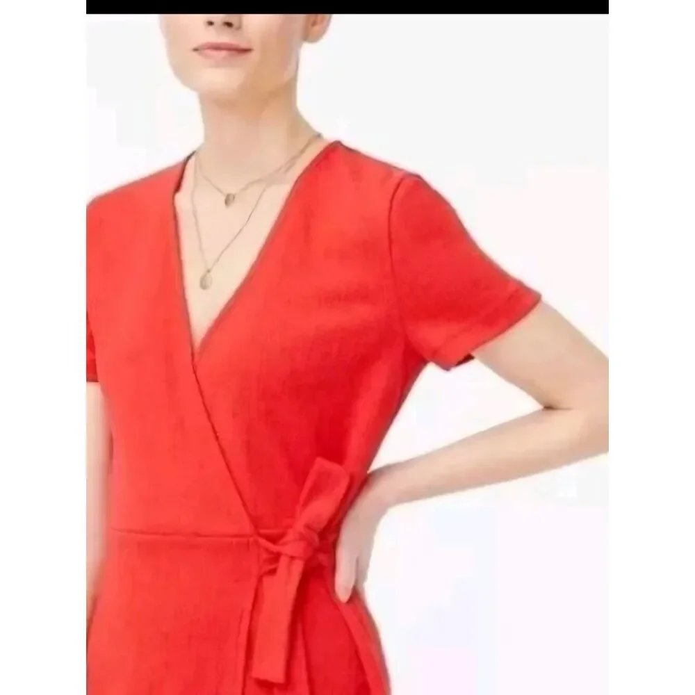 NWT J Crew Textured Knit Wrap Dress  Size S